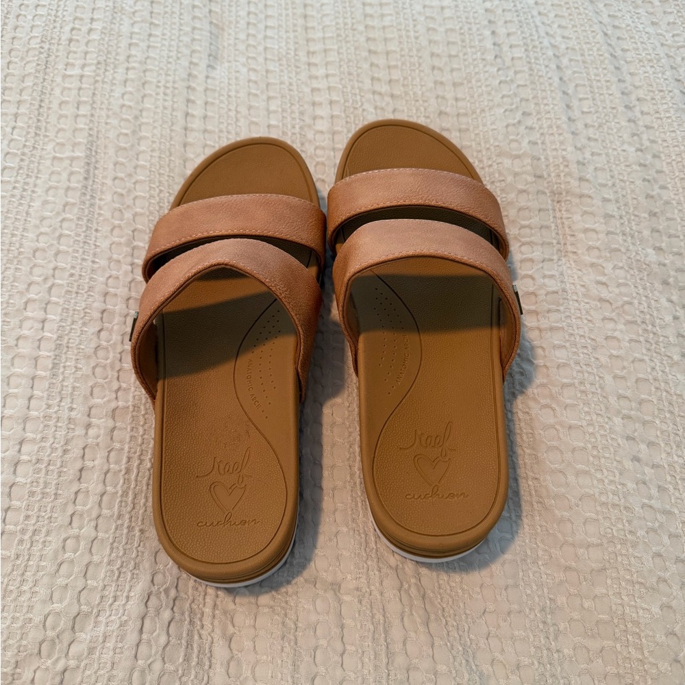 Reef Women's Brown Slide Sandals